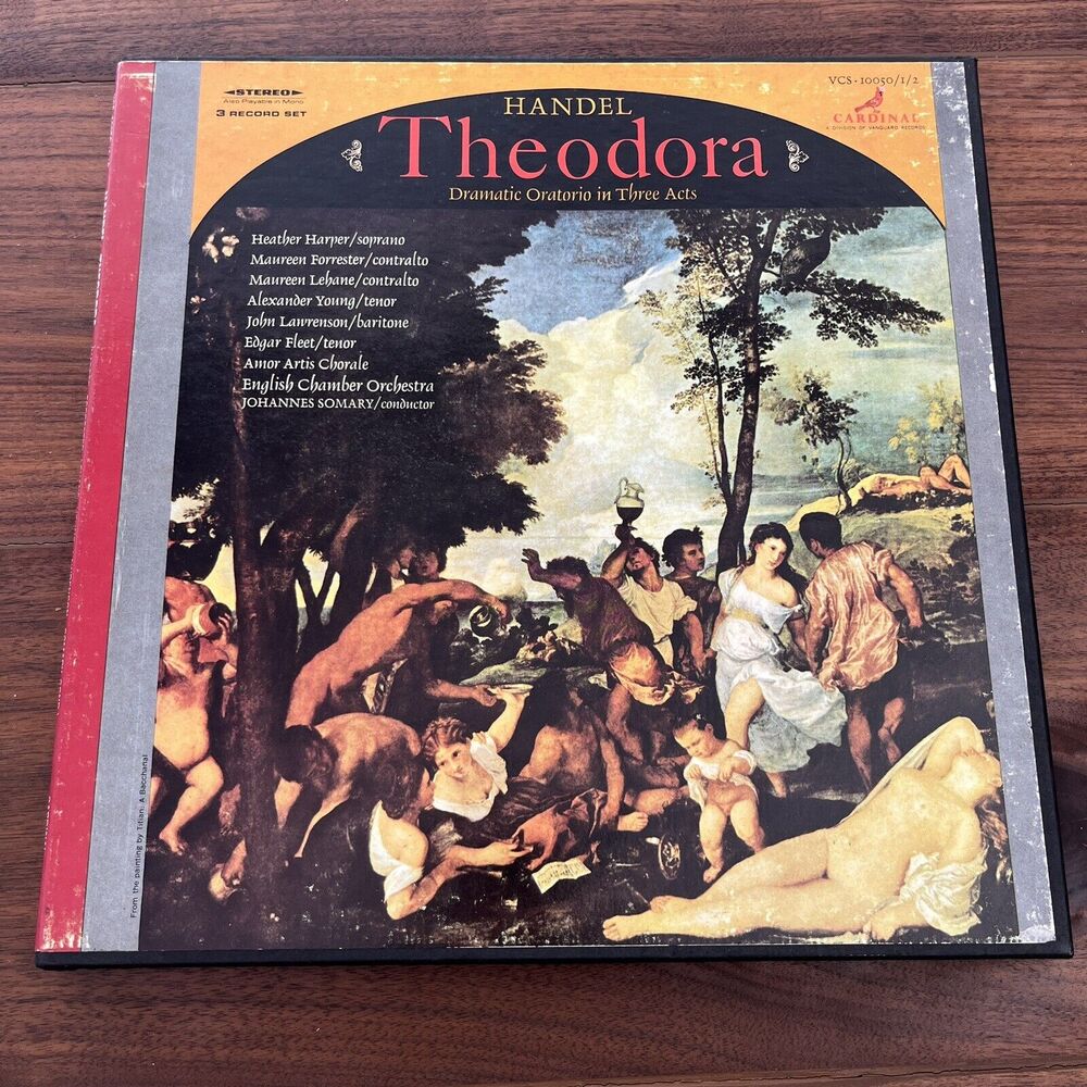 Handel Theodora Dramatic Oratorio 3xLP Box Set Vanguard VCS-10050/1/2 1969
